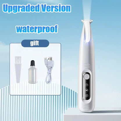 Packs and Paws™ Motor Powered Dog Paw Hair Trimmer with LED Light, Waterproof
