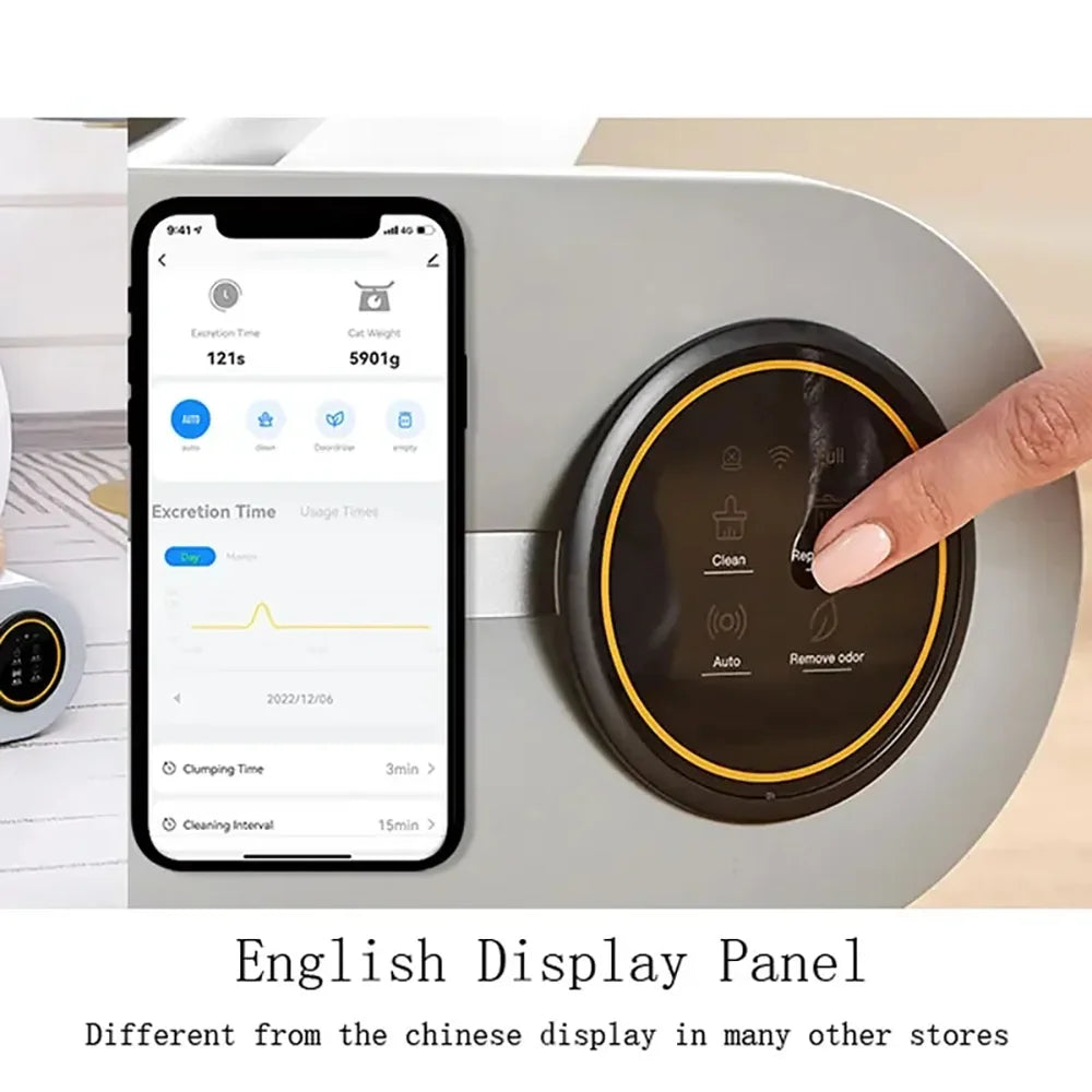 Packs and Paws™ 65L Automatic AI Smart Cat Litter Box